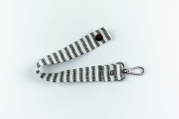 Diaper Clutch Crossbody - Black & White Striped