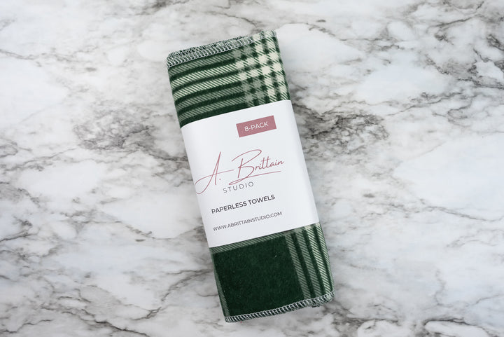 Paperless Towels - Green Plaid