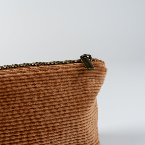 Small Wedge Bag - Brown Corduroy