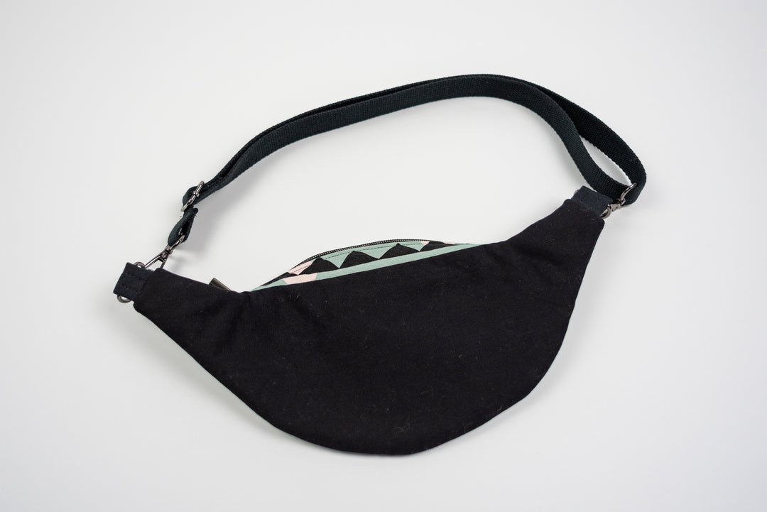 Fanny Pack - Teal & Black