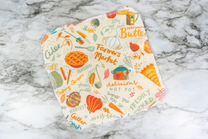 Fall Reusable Cloth Wipes